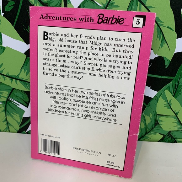 Vintage 1992 Barbie Book Phantom of Shrieking Pond Spooky - Picture 2 of 8